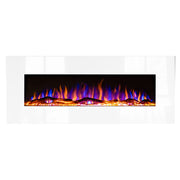 White Wall Mounted Electric Fire