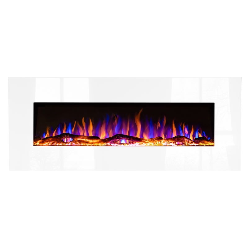 White Wall Mounted Electric Fire