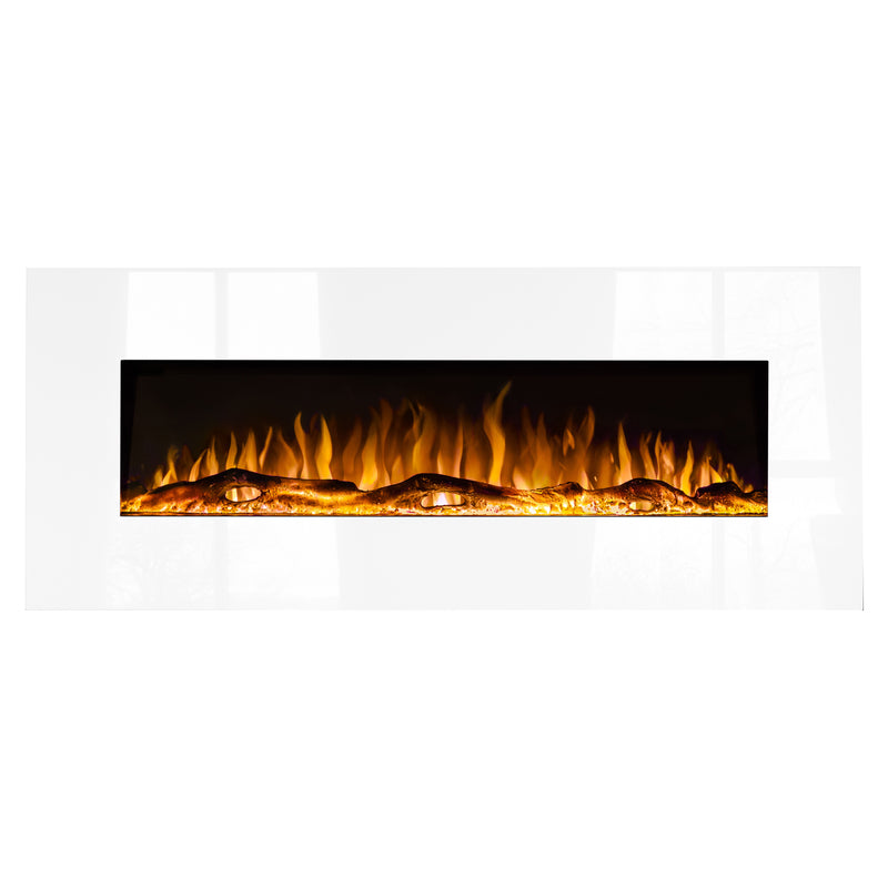 White Wall Mounted Electric Fire
