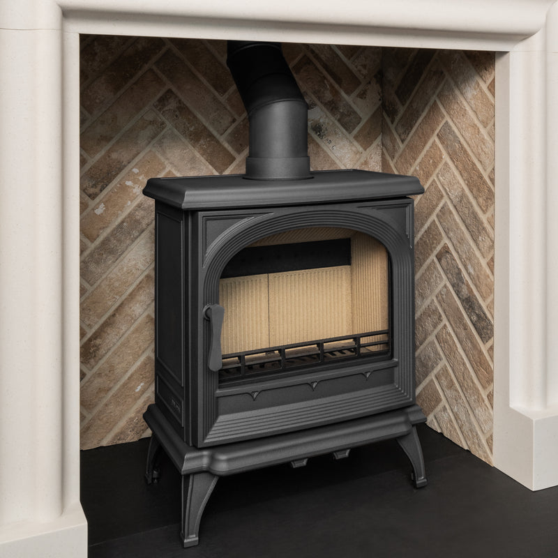 Mazona Albourne 5kW Multifuel Woodburning Stove, Freestanding, Eco Design Approved, Defra Approved