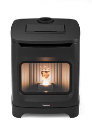 Black Freestanding Pellet Stove