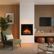 Ezee Glow E-Clovelly Electric Stove in living room 