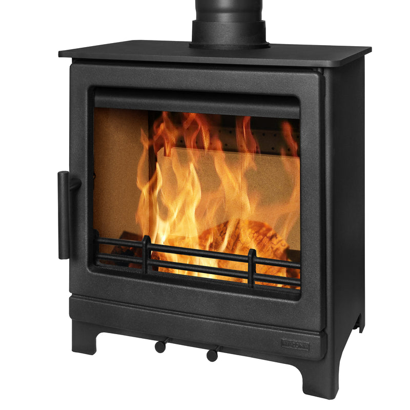 Mazona Ripley 5kW Widescreen Multifuel Woodburning Stove, Freestanding, Eco Design, Defra Approved