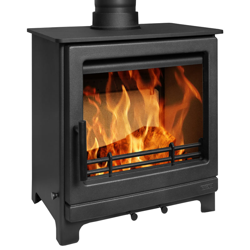 Mazona Ripley 5kW Widescreen Multifuel Woodburning Stove, Freestanding, Eco Design, Defra Approved
