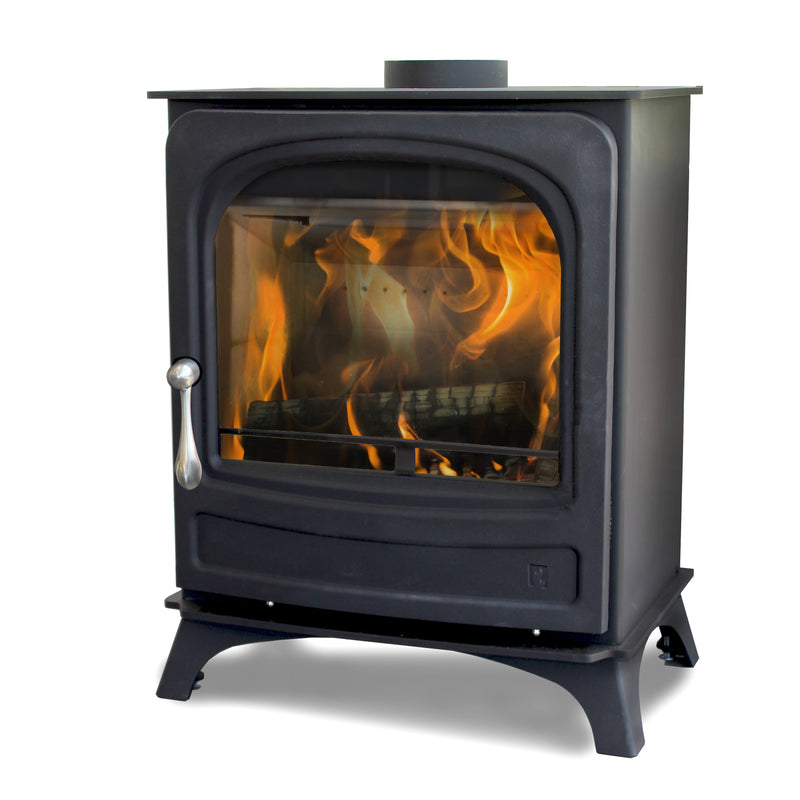 Arada Holborn 5 Widescreen Multifuel Woodburning Stove, Freestanding, Eco Design Approved, Defra Approved