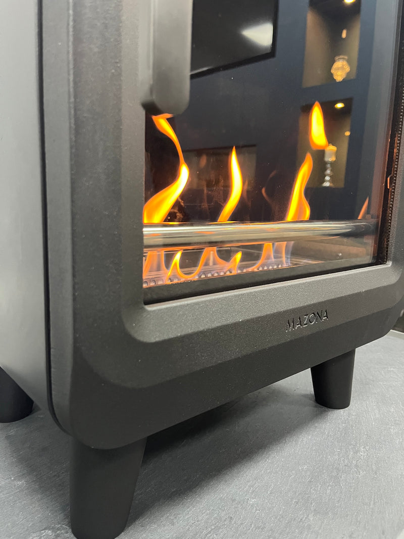 Mazona Heatwave Bioethanol Black Freestanding Stove
