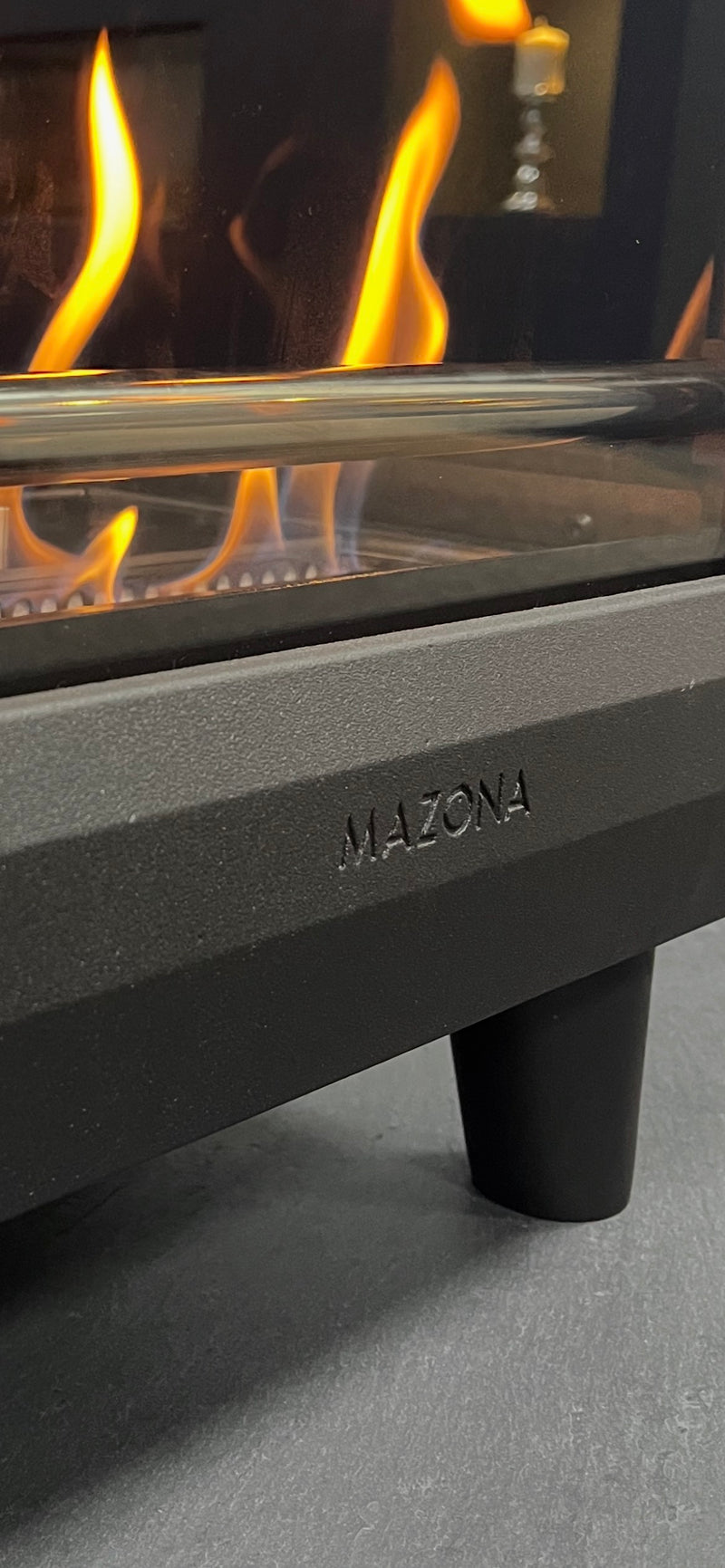 Mazona Heatwave Bioethanol Black Freestanding Stove