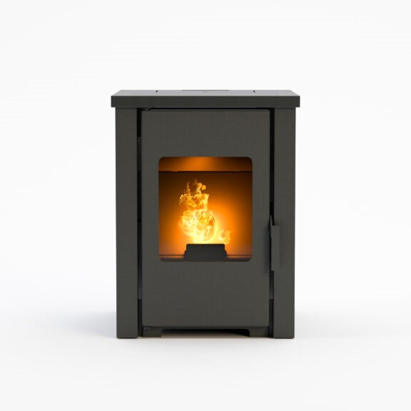 Duroflame Jurre 5kW T2 Pellet Stove, Freestanding, Ecodesign Approved, Defra Approved
