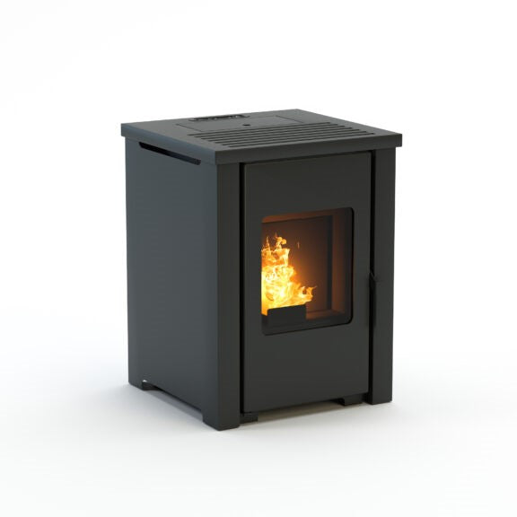 Duroflame Jurre 5kW T2 Pellet Stove, Freestanding, Ecodesign Approved, Defra Approved