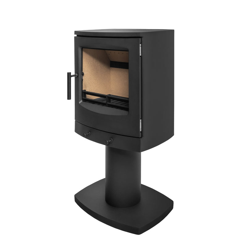 Mazona Eco Crewe 5kW Stove, Multifuel, Woodburning, Pedestal, Freestanding, Eco Design Approved, Defra Approved