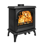 black Multifuel Woodburning Stove