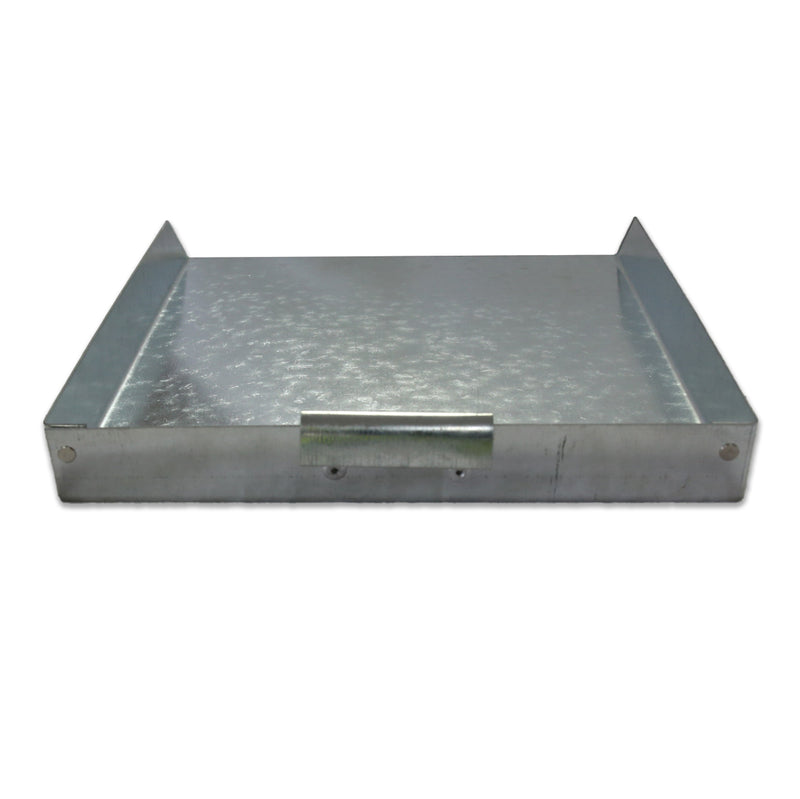 Ashpan for multifuel stove on white background 