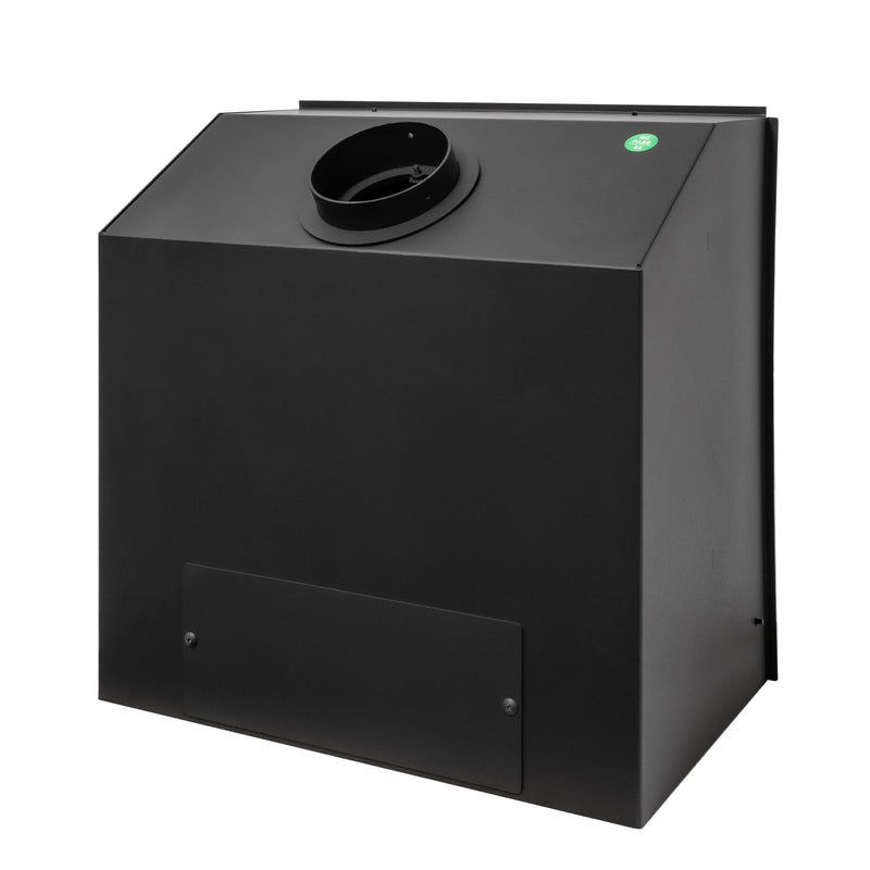 back 3 Sided Glass Trim Stove 