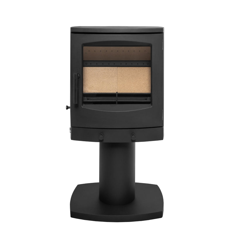Mazona Eco Crewe 5kW Stove, Multifuel, Woodburning, Pedestal, Freestanding, Eco Design Approved, Defra Approved