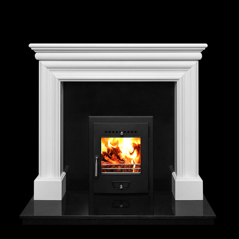 Mazona Fire Door with flames in wall