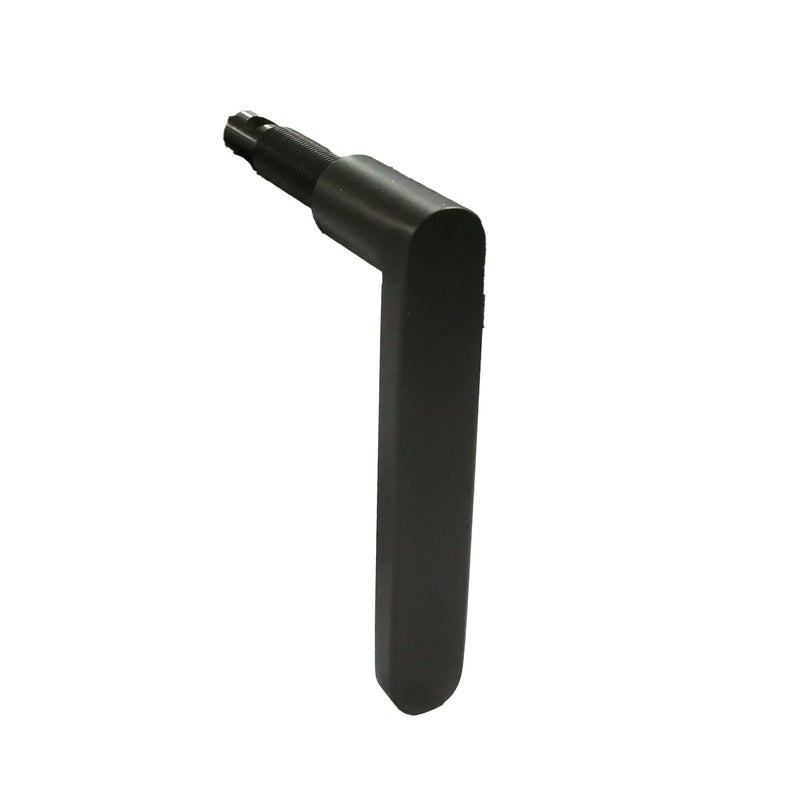 Black Mazona Heatwave door handle in white background