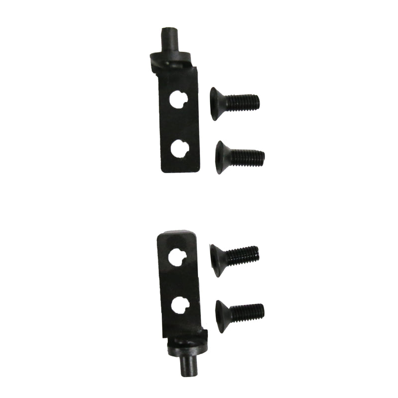Black Mazona Heatwave door hinge in white background