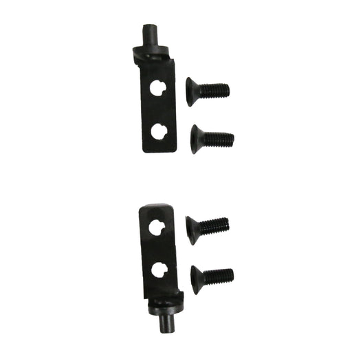 Black Mazona Heatwave door hinge in white background