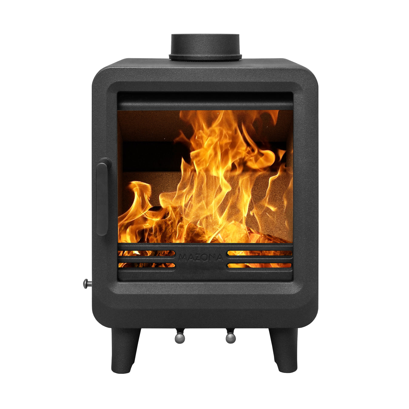 Black Multifuel Woodburning Stove