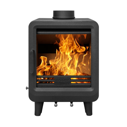 Black Multifuel Woodburning Stove