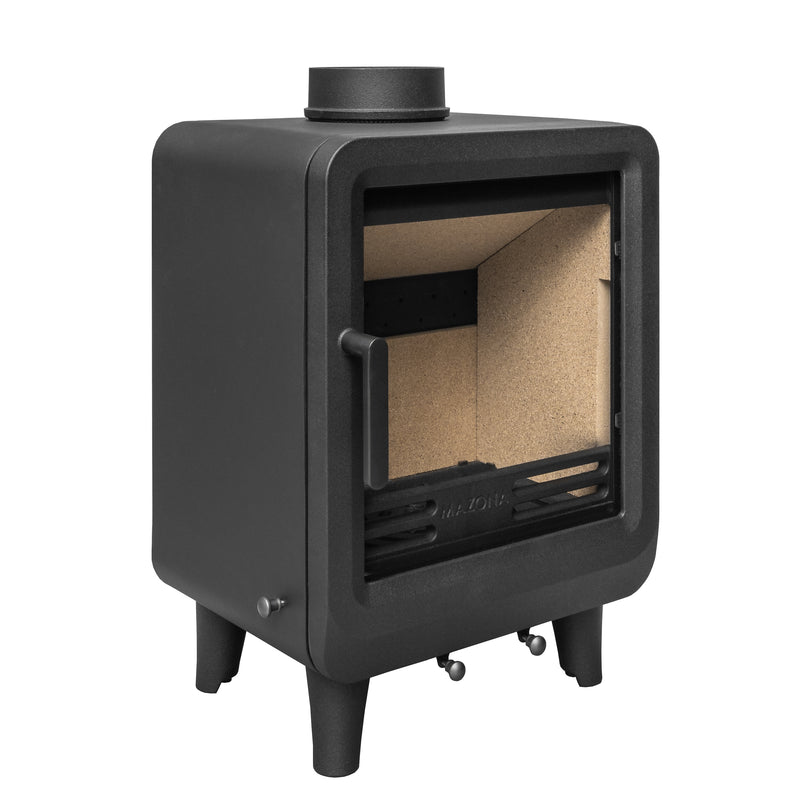Black Multifuel Woodburning Stove