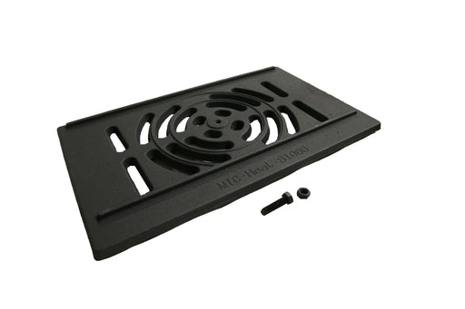 Black Mazona Heatwave outer bottom grate in white background