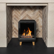 Mazona Heatwave Bioethanol stove in chimney space 