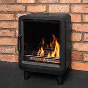 Mazona Heatwave Bioethanol on redbrick wall 