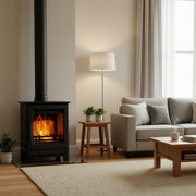 Mazona Ripley stove in living room 