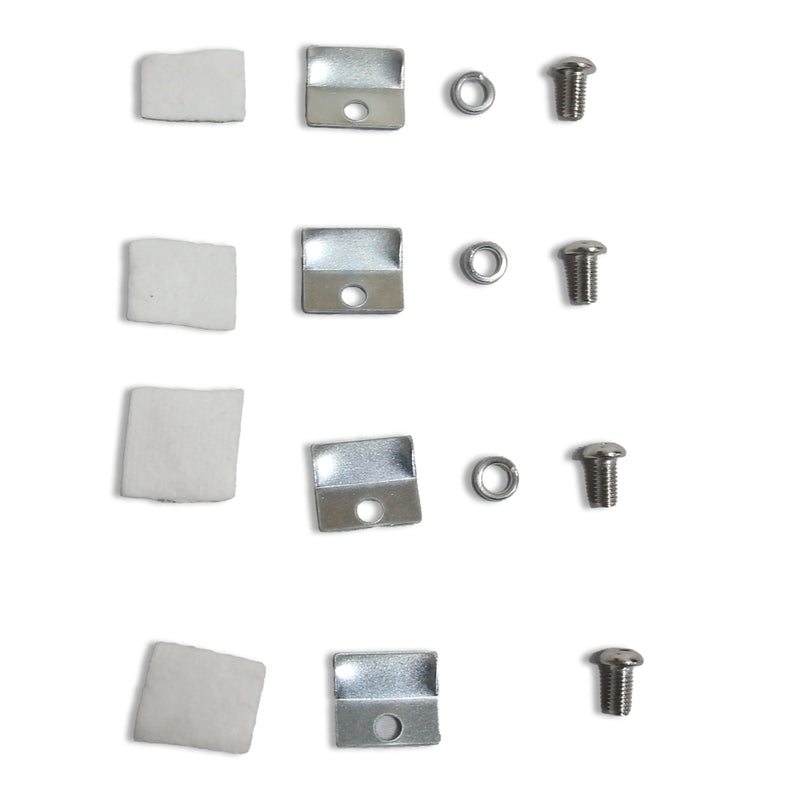 glass clip set for multifuel stove 