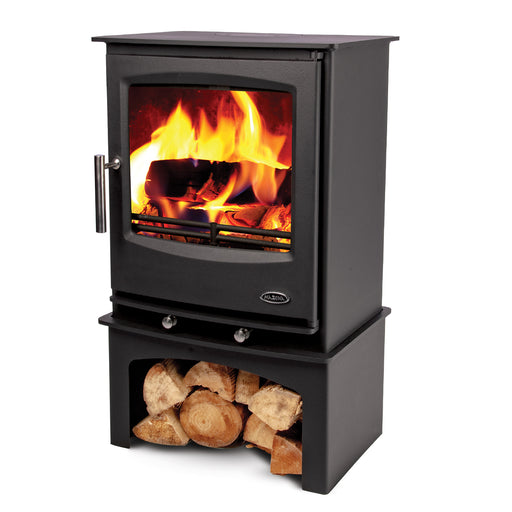 Black Mazona Multifuel Woodburning Stove