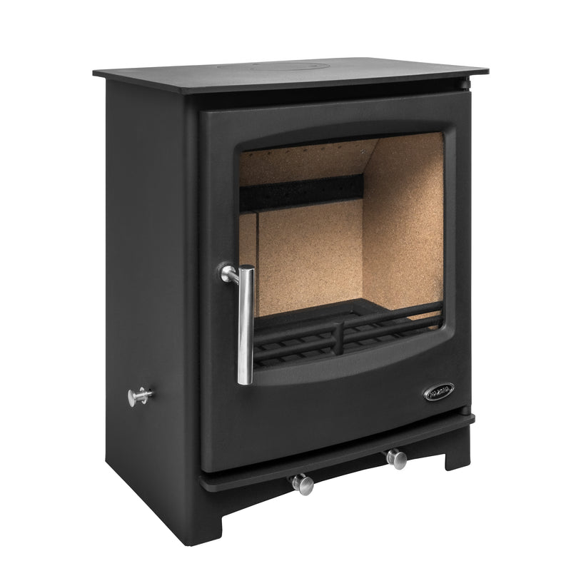 Black Mazona Multifuel Woodburning Stove