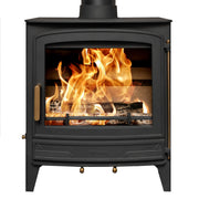 Mazona Warwick multifuel stove on white background 