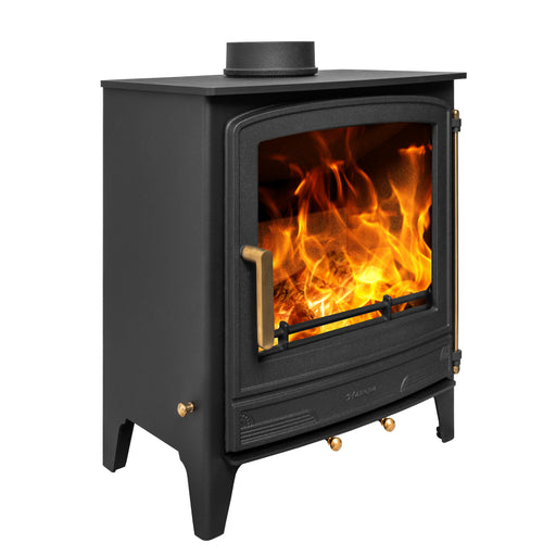 Mazona Warwick 8 kW Multifuel Woodburning Stove on a white background