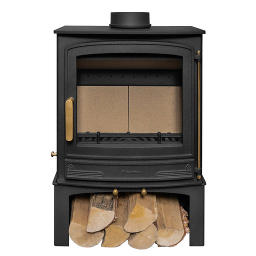 Mazona Warwick Multifuel Woodburning Stove on white background 