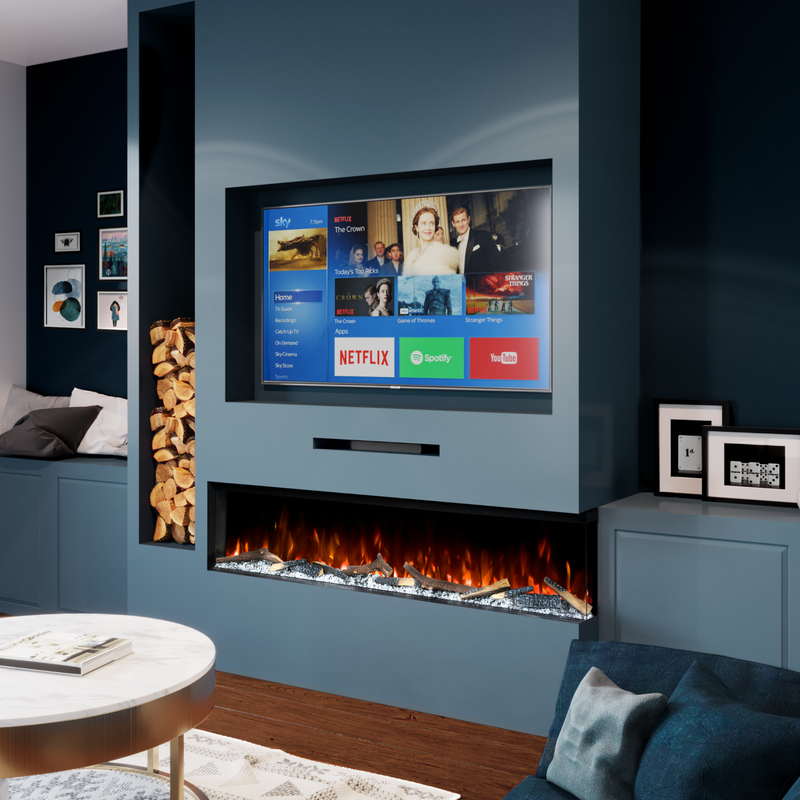 Ellere Media Wall 180 Built In Electric Fire