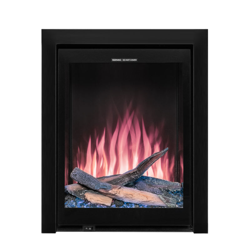 Ezee Glow Pulse Deep Inset Electric Fire With Glass Trim