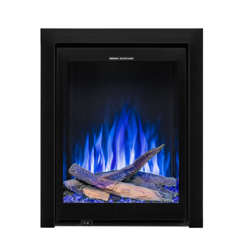 Ezee Glow Pulse Deep Inset Electric Fire With Glass Trim