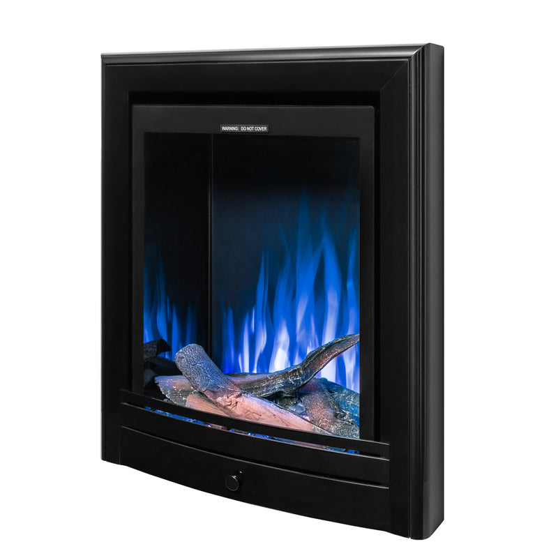 Ezee Glow Pulse Deep Inset Electric Fire With Nickel Trim