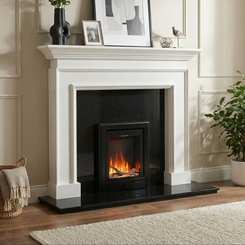 Ezee Glow Pulse Deep Inset Electric Fire With Nickel Trim