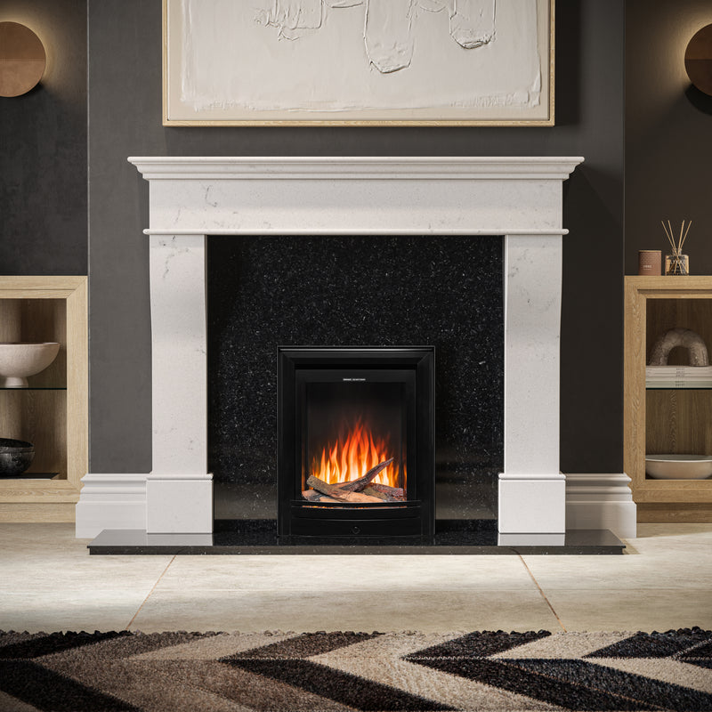 Ezee Glow Pulse Deep Inset Electric Fire With Nickel Trim