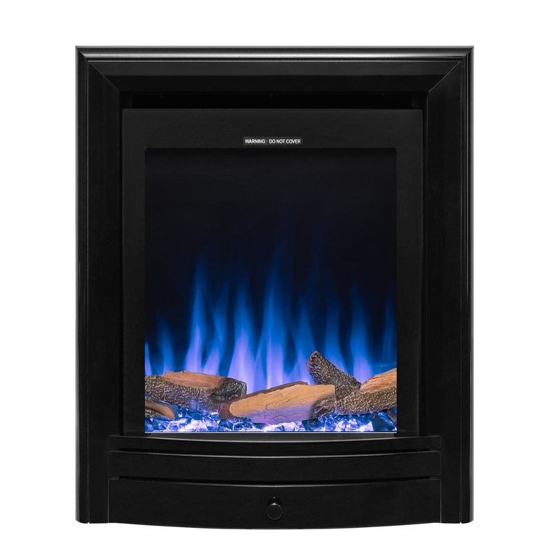Ezee Glow Pulse Electric Fire With Nickel Trim