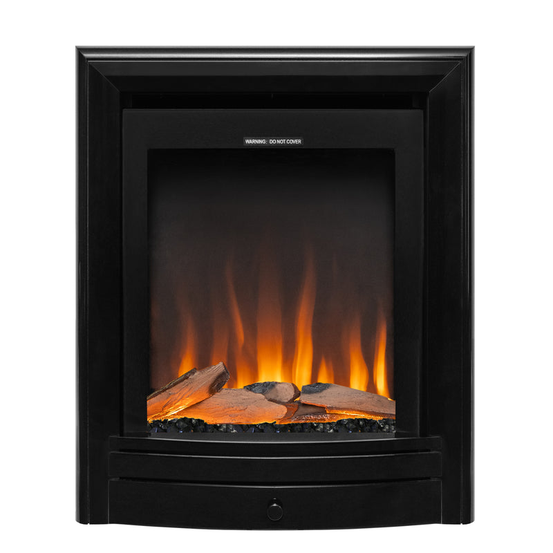 Ezee Glow Pulse Electric Fire With Nickel Trim