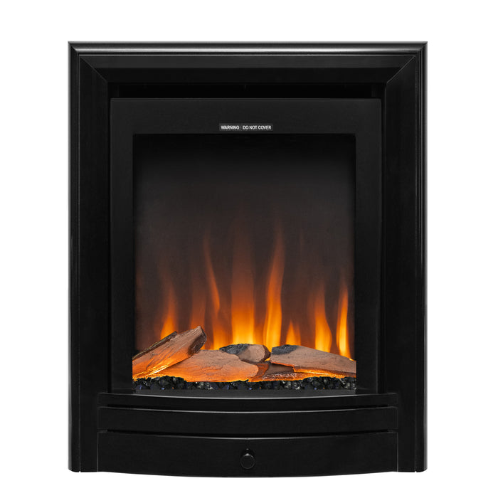 Ezee Glow Pulse Electric Fire With Nickel Trim