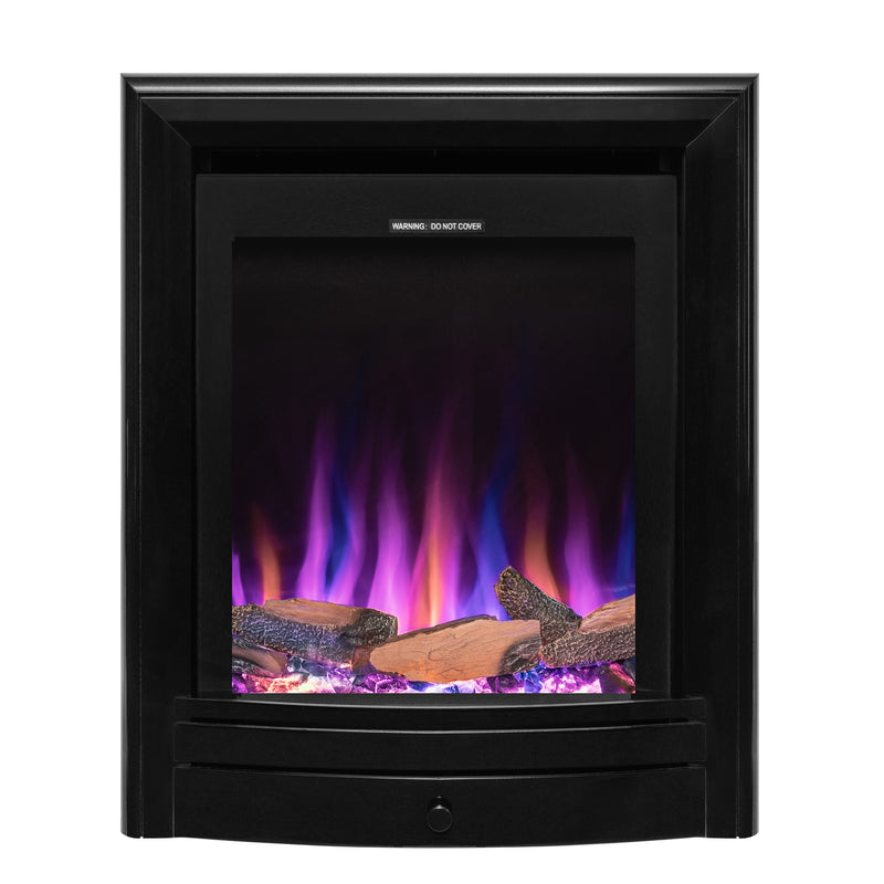 Ezee Glow Pulse Electric Fire With Nickel Trim