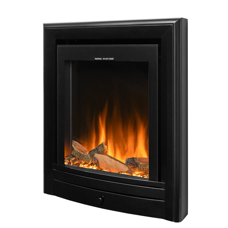Ezee Glow Pulse Electric Fire With Nickel Trim