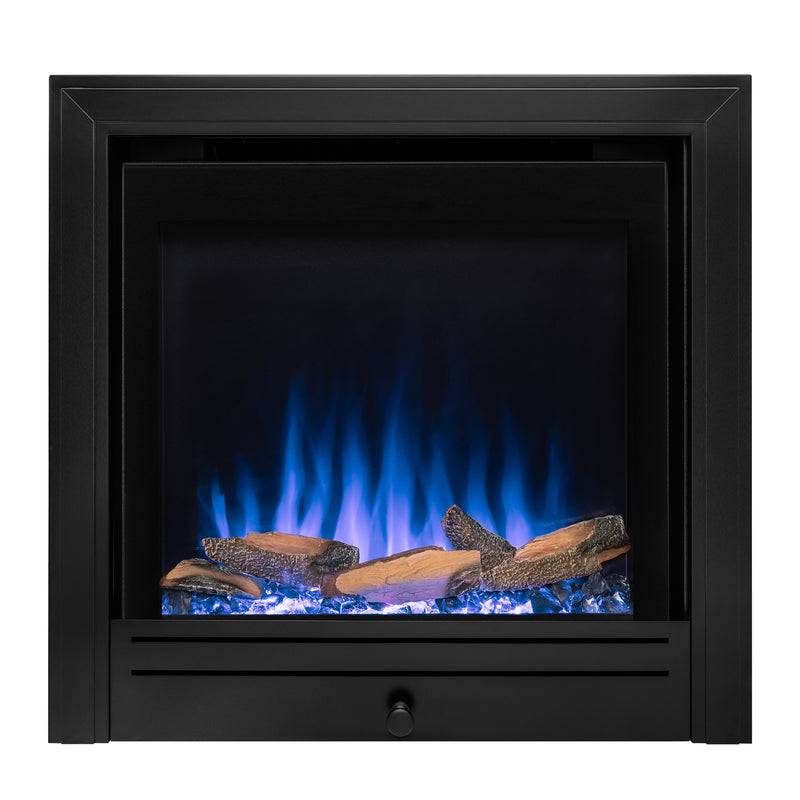 Ezee Glow Pulse Widescreen Black Inset Electric Fire With Metal Trim