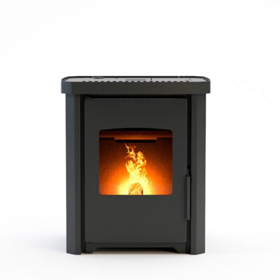 Duroflame Rembrand 6kW T3 Pellet Stove, Freestanding, Ecodesign Approved, Defra Approved