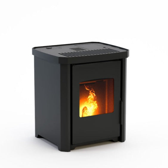 Duroflame Rembrand 6kW T3 Pellet Stove, Freestanding, Ecodesign Approved, Defra Approved