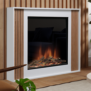 Evonic Rivera 125 Electric Fire Suite in living room 